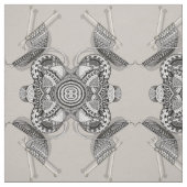 Knitters Paradise Doodle Art Stof (Swatch)