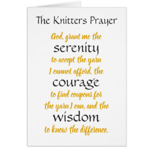 Knitters Prayer Funny