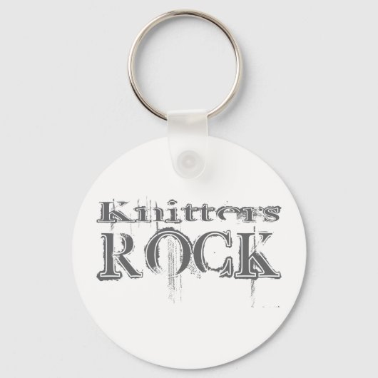 Knitters Rock Sleutelhanger (Voorkant)