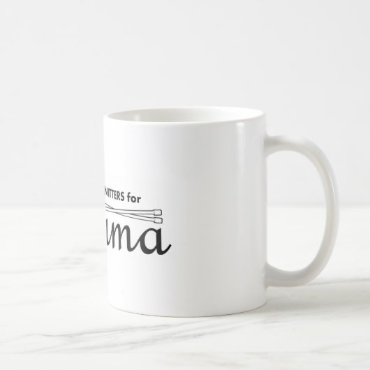 Knitters voor Obama Mok #2 (Rechts)