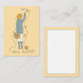 Knitting Addict Notitiekaartje (Voorkant / Achterkant)