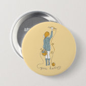 Knitting Addict Ronde Button 7,6 Cm (Voorkant /achterkant)