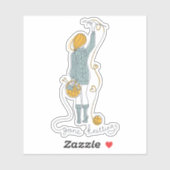 Knitting Addict Sticker (Vel)