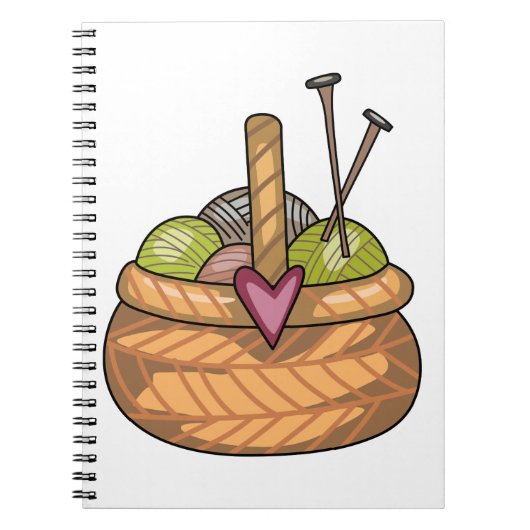 Knitting Basket Notitieboek (Voorkant)