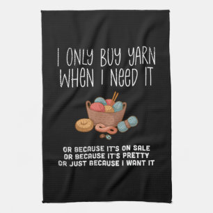 Knitting Basket Theedoek