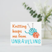 Knitting Briefkaart (Staand voorkant)