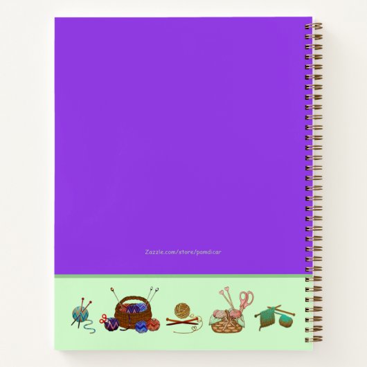 Knitting Charts Yarn Arts Graph Notitieboek (Achterkant)