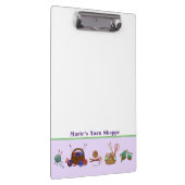 Knitting Charts Yarn Arts Graph Notitieboek Klembord (Rechts)