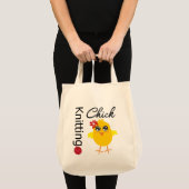 Knitting Chick 2 Tote Bag (Voorkant (product))