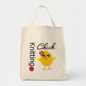 Knitting Chick 2 Tote Bag (Voorkant)