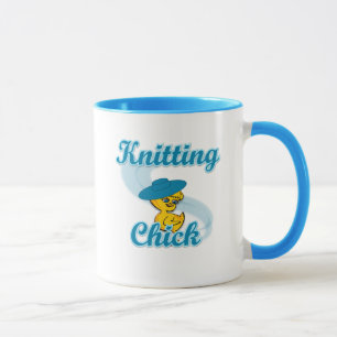 Knitting Chick #3 Mok
