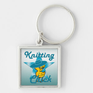 Knitting Chick #7 Sleutelhanger