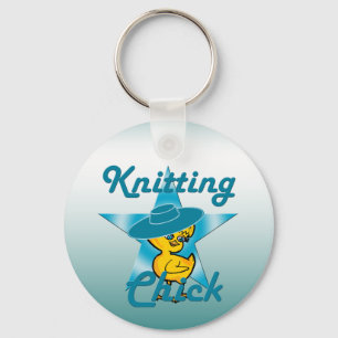 Knitting Chick #7 Sleutelhanger