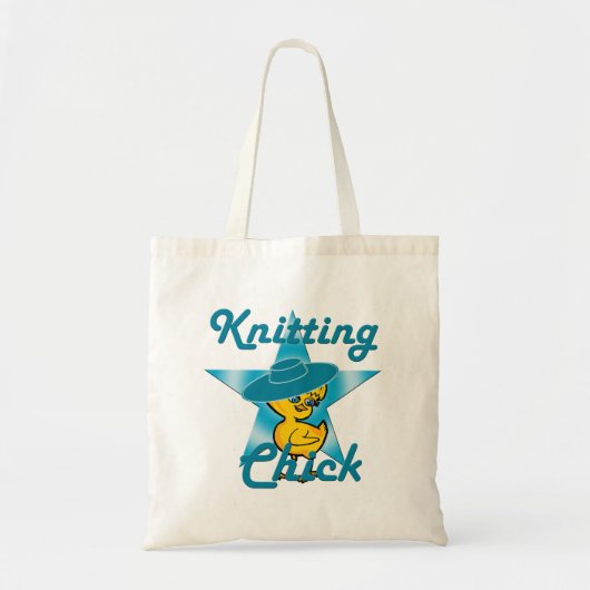 Knitting Chick #7 Tote Bag (Voorkant)
