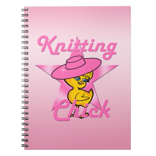Knitting Chick #8 Notitieboek (Voorkant)
