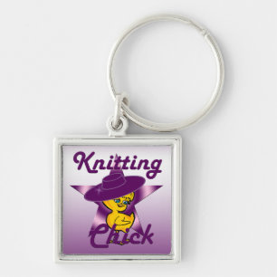 Knitting Chick #9 Sleutelhanger