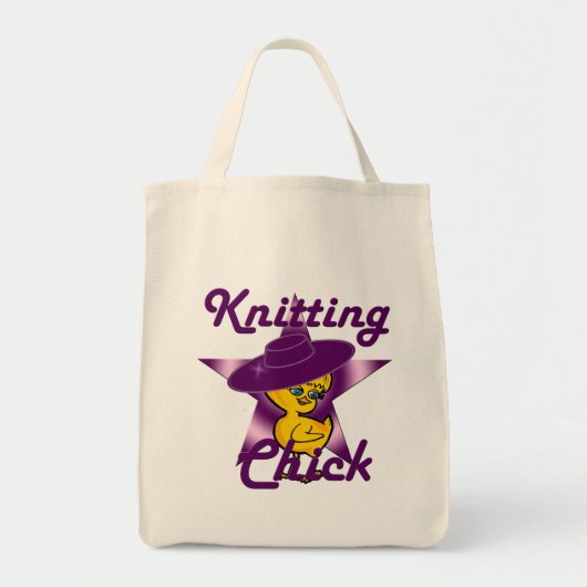 Knitting Chick #9 Tote Bag (Voorkant)