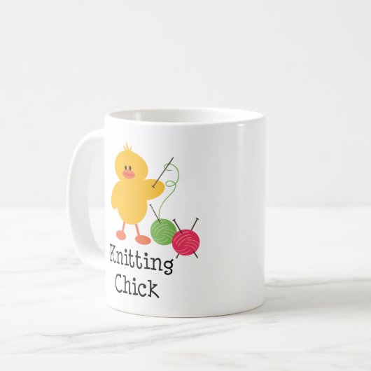 Knitting Chick Mok (Voorkant links)