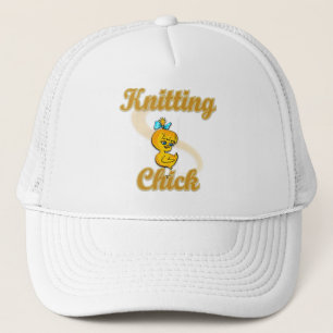 Knitting Chick Trucker Pet