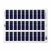 Knitting Christmas Sweater Pattern Retouradres Etiket (Full Sheet)