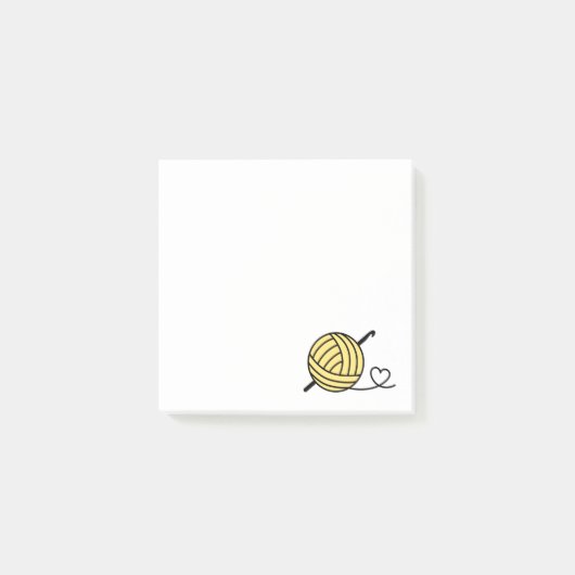 Knitting Crocheting Yarn - Aangepaste kleur Post-it® Notes (Voorkant)