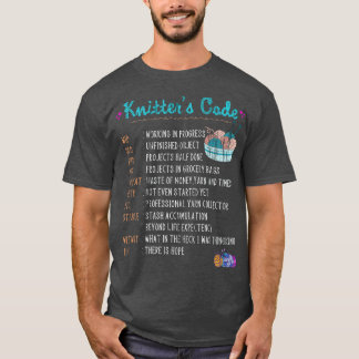 Knitting Crochetting Yarn Knit Kntiter Crochet T-shirt