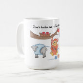 Knitting - Don't Bother Me, I'm Knitting Koffiemok (Voorkant links)