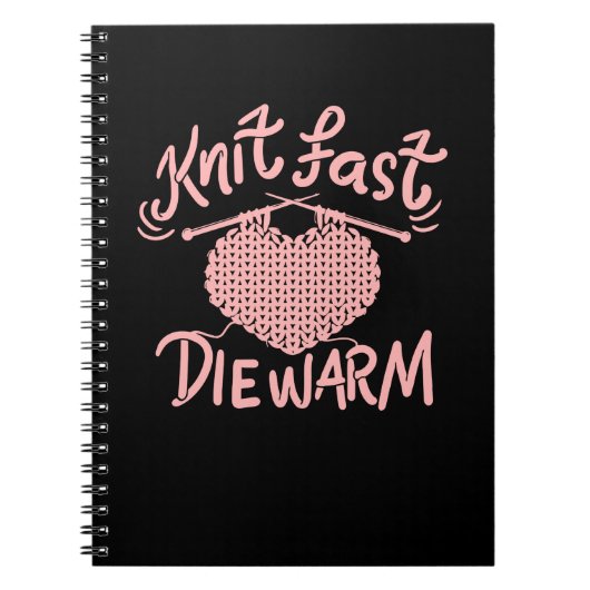 Knitting Funny Knitter Notitieboek (Voorkant)