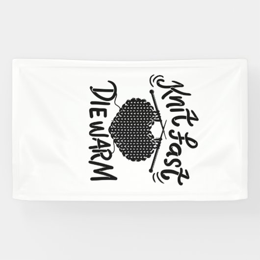 Knitting Funny Knitter Spandoek (Horizontaal)