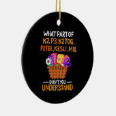Knitting Funny Knitting Quotes Keramisch Ornament (Rechts)
