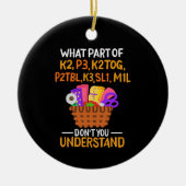 Knitting Funny Knitting Quotes Keramisch Ornament (Voorkant)