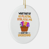 Knitting Funny Knitting Quotes Keramisch Ornament (Rechts)