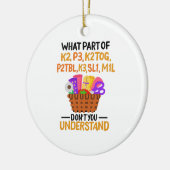 Knitting Funny Knitting Quotes Keramisch Ornament (Links)