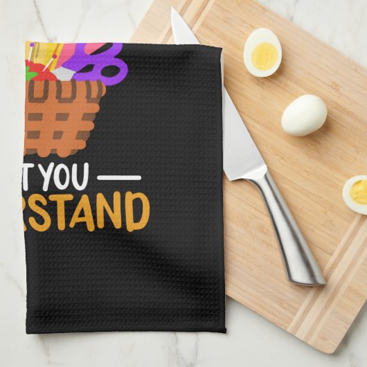 Knitting Funny Knitting Quotes Theedoek (Quarter Fold)