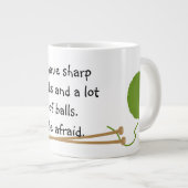 Knitting Funny Original Phrase Grote Koffiekop (Voorkant rechts)