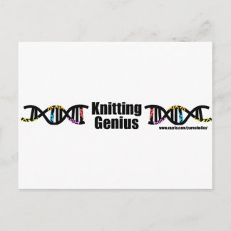 Knitting Genius Briefkaart