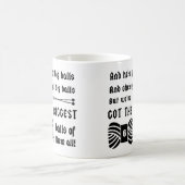 Knitting ・ Grote Kogels van Yarn ・ Kunstwerken Koffiemok (Center)