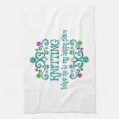 Knitting Happy Place Theedoek (Verticaal)