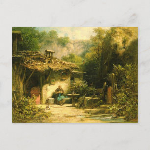 Knitting Hermit - Spitzweg Briefkaart