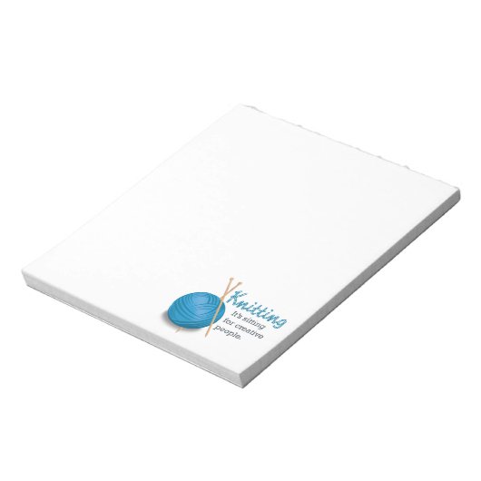 Knitting...Het zit voor creatieve mensen. Notitieblok (Linkerzijde)