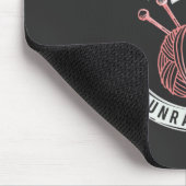 Knitting houdt me tegen het ontrafelen van gag muismat (Hoek)