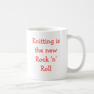 Knitting is de nieuwe Rock 'n' Roll Koffiemok
