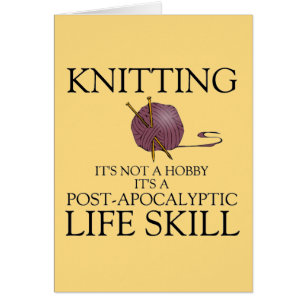 Knitting is een post-apocalyptische levensvaardigh