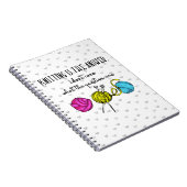 Knitting is het antwoord notitieboek (Rechterzijde)