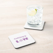 Knitting is Love Bier Onderzetter (Rechterzijde)
