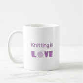Knitting is Love Koffiemok (Links)
