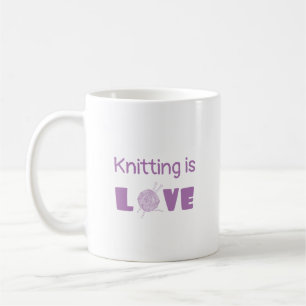 Knitting is Love Koffiemok