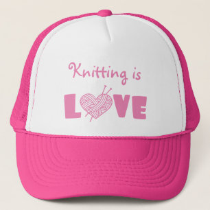 Knitting is Love Trucker Pet