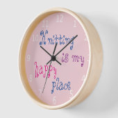 Knitting is mijn gelukkige plek met cijfers (Hoek)