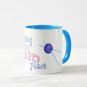 Knitting is mijn gelukkige plek mok (Voorkant rechts)